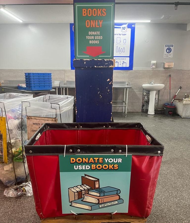Drop Off Your Used Books at Pitt Meadows Bottle Depot & Ridge Meadows Recycling Depot